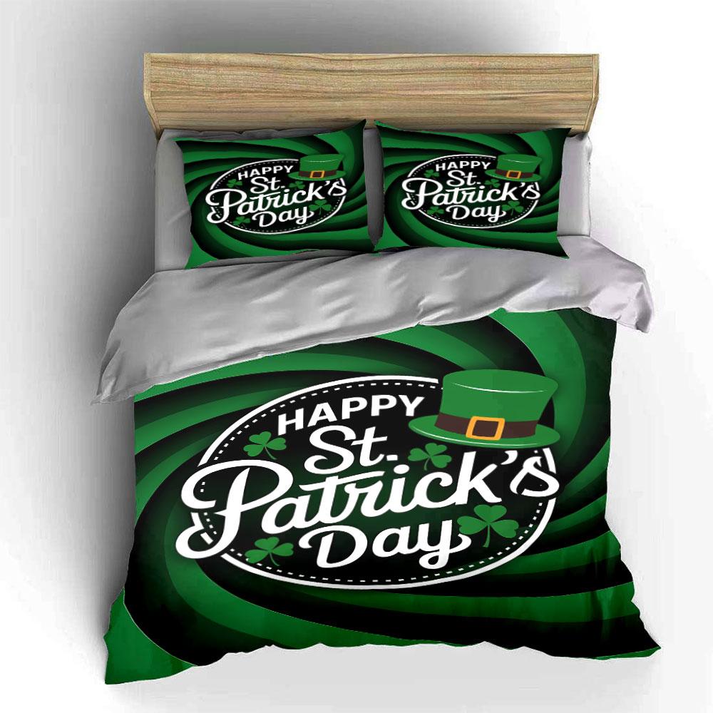 St. Patrick's Day Bedding Set Bedding Duvet Cover Set Duvet Cover Pillowcases (1 * Duvet Cover 2 * Pillowcases, Without Duvet Insert)