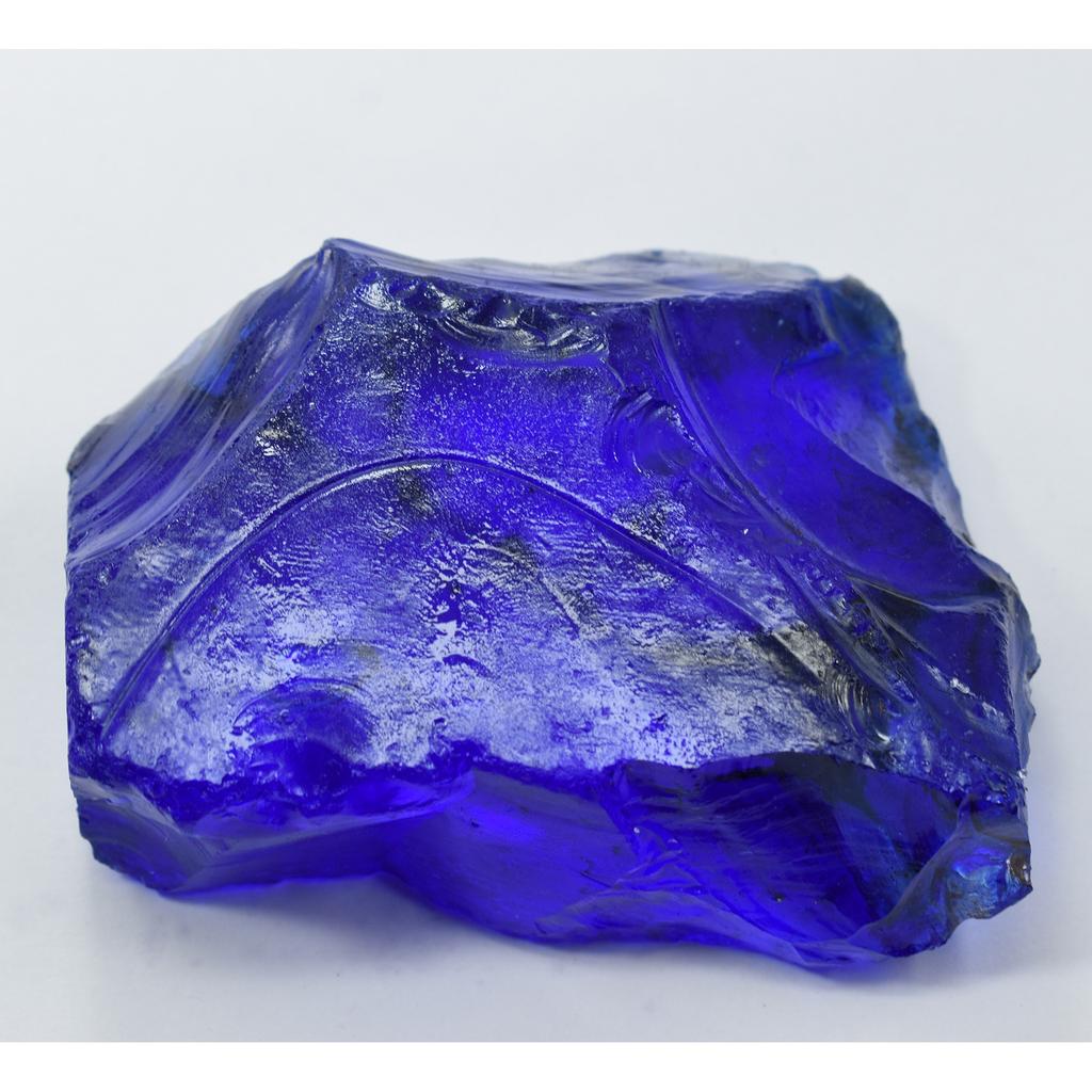 Lab Created Blue Sapphire 1875ct Uncut Rough Certified Loose Gemstone