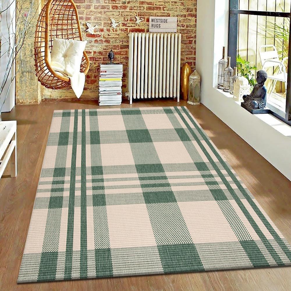 Tappeto geometrico per soggiorno camera da letto tappetino antiscivolo morbido tappeto nordico di lusso decorazione per la casa