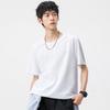 5A antibacterial and moisture absorbing quick drying outdoor sports thin round neck printed casual men's short sleeved T-shirt