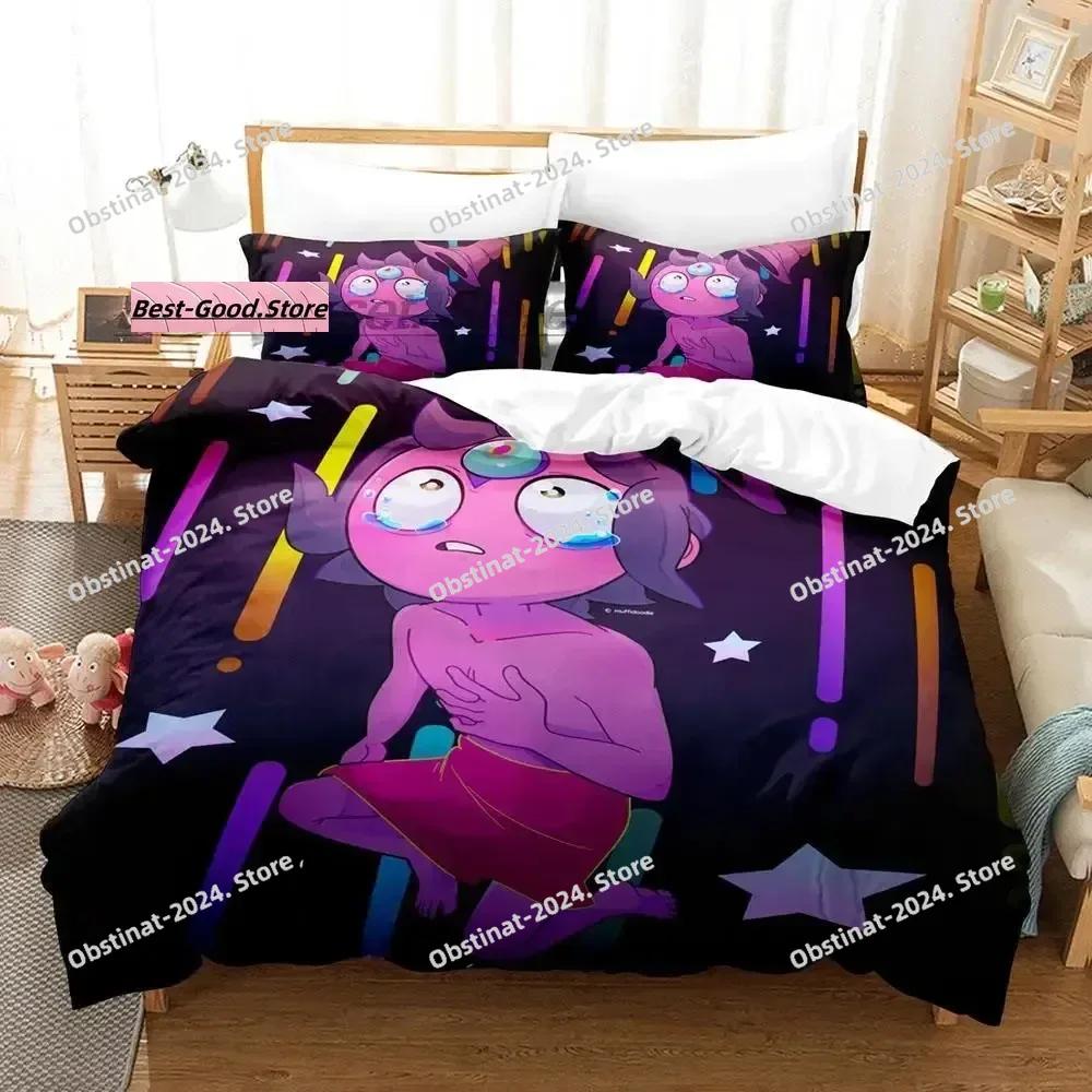 The Midnight Gospel Parallel Bars Bedding Set Single Twin Full Queen King Size Bed Set Aldult Kid Bedroom Duvetcover Sets 3D