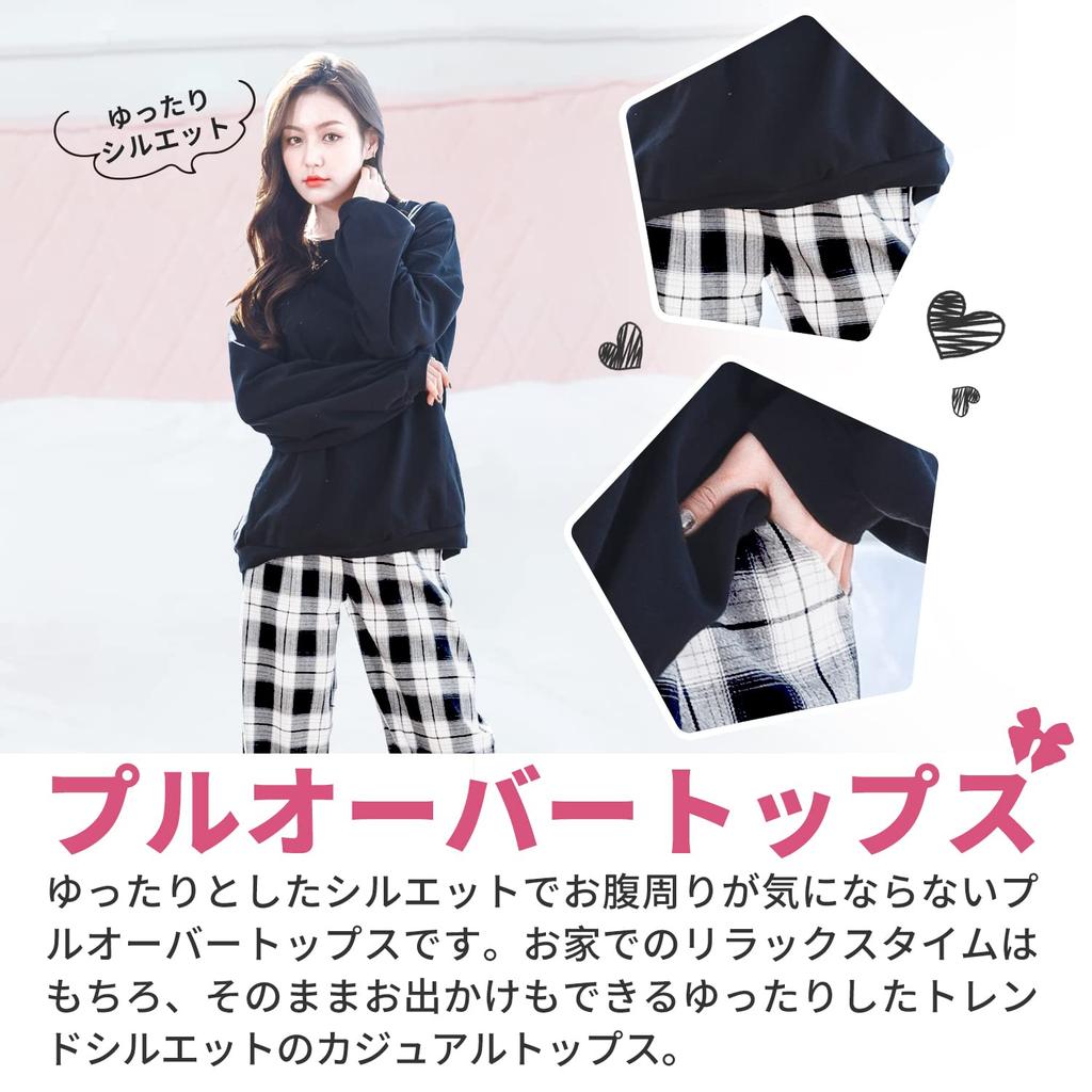 MiniZaru Long Sleeve Loungewear Pajama Set 3035 Women's (Size XL)
