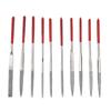 10Pcs Needle File Set Hardened Sturdy Durable Comfortable Handle Convenient Jewelry Files