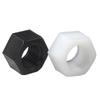 Black White Nylon Hex Nuts M2 M2.5 M3 M4 M5 M6 M8 M10 M12 Plastic Hexagon Nut Insulating Fastener for DIY Electronics 3D Printer