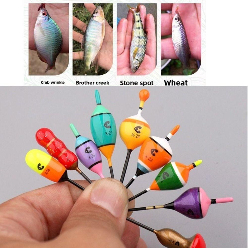 2pcs Mini Freshwater Floaters Superfine Buoy New Sea Fishing Floats Ice Fishing Accessory