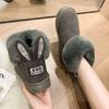 Fashion Winter Fleece-Lined Warm Solid Color Snow Boots for Women Platform New Rock Waterproof Non Slip Y2k Large Size Goth Woman Shoes