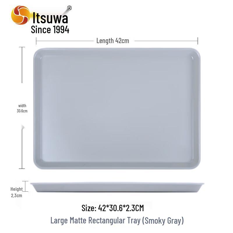 Прямоугольный матовый меламиновый поднос для сервировки в стиле Ухэ