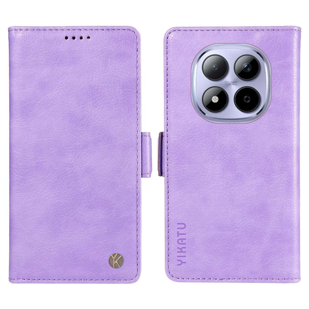 For Xiaomi Redmi Note 15 Pro 5G (Global) Case YIKATU YK-007 Litchi Texture PU Leather Wallet Phone Cover