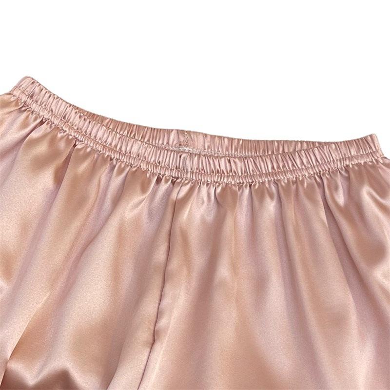 High-End Pajamas Women'S Short-Sleeved Shorts Loose And High-End Sense Can Be Worn Outside Loungewear Suit