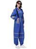 Women's Astronaut Halloween Cosplay Costume - Space Suit for Club or Stage Performance, Bright Colors with Hot Stamping.