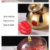 Korean-Style Stainless Steel Slanted Bowl for Hot Pot and Self-Service Seasoning