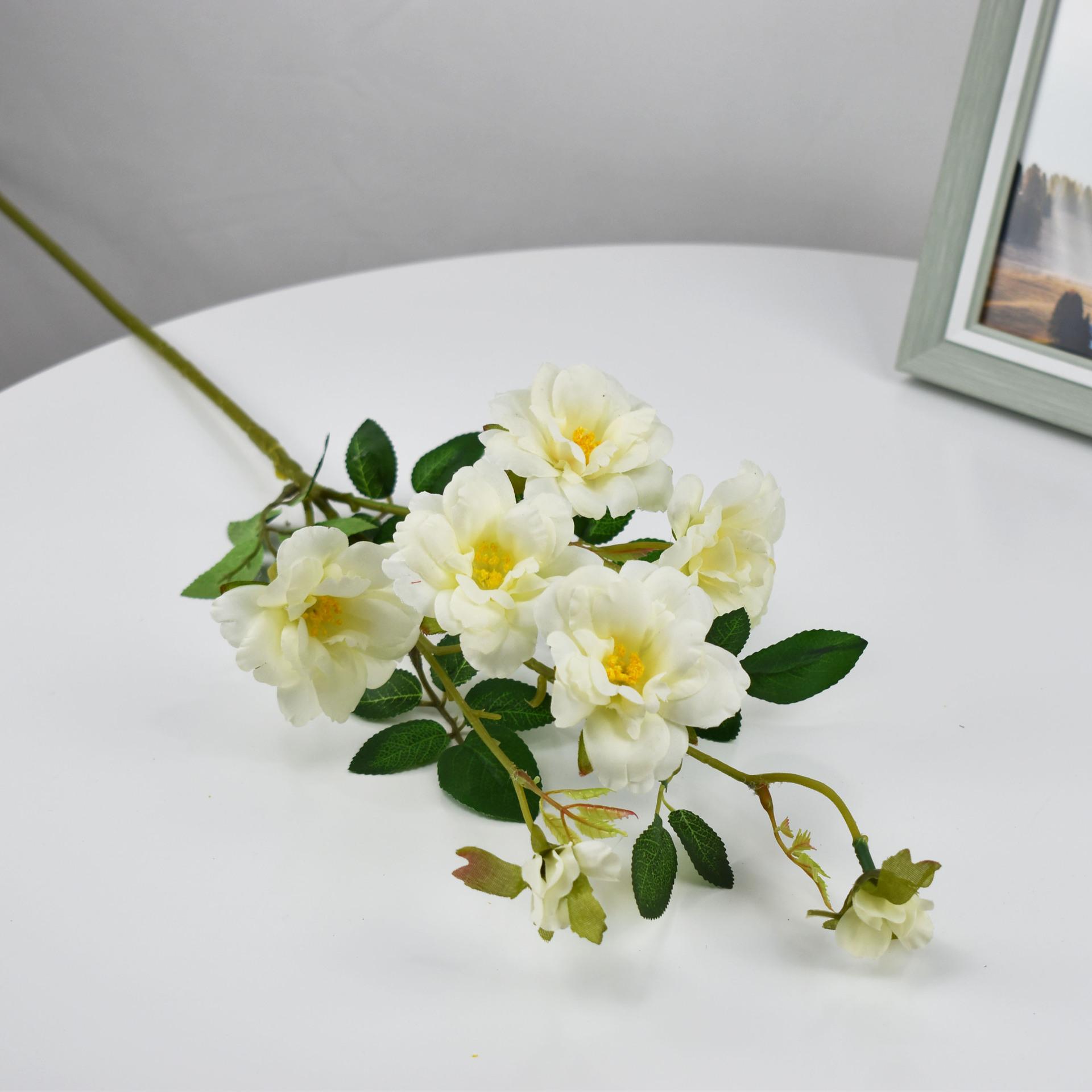 

Simulated Green Plants 7 Head Roses Wedding Arch Decoration Fake Bridal Handheld Flowers Birthday Party Artificial Flowers 2pcs белый