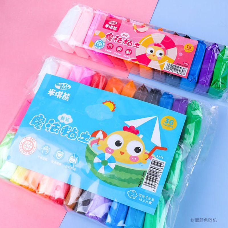 

DIY 24 Colors Plasticene Kids Ultralight Clay 36 color +12 color-ultra light clay