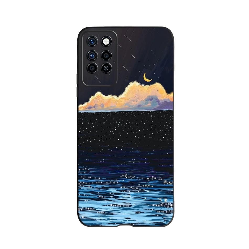 Süße Hülle Für Infinix Note 10 Pro NFC X695C X695 Handyhülle Schwarzes Silikon Weiche Hülle Für Infinix Note 10 Funda Note10 Pro 6.95"
