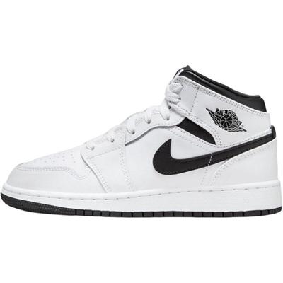 Air 1 Mid GS Bílé Černé Dětské Tenisky DQ8423-132