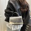 Fashion Trend Solid Color Light Luxury Women's Bag New Simple and Beautiful Fashion Temperament Handbag Shoulder Messenger Bag