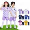 2 Piece Summer Soccer Jersey Children Short Sleeve Training Competition Team Uniform Quick-Dry Boys Girls Football Jerseys