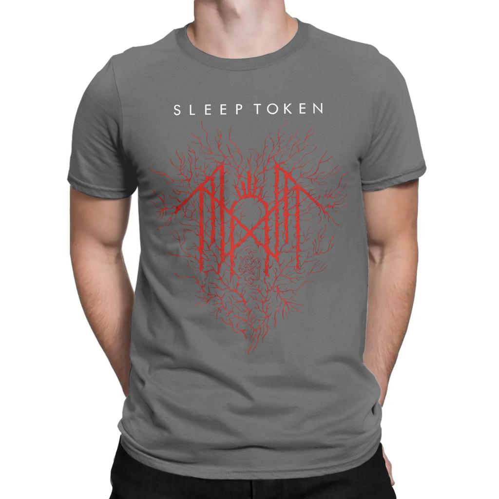 Sleeps Tokens Metal Zubehör Herren Damen T-Shirts 100% Baumwolle T-Shirt Grafikdruck T-Shirt Kleidung
