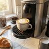 Black Plastic Cup Support Bowl Coffee Tools Mesh Tray Cover Generic Espresso Coffee Tray  Home Use