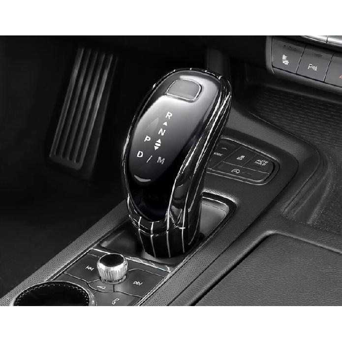 For Cadillac CT5 XT6 XT5 XT4 Glossy Black Console Gear Shift Knob Cover Trim new