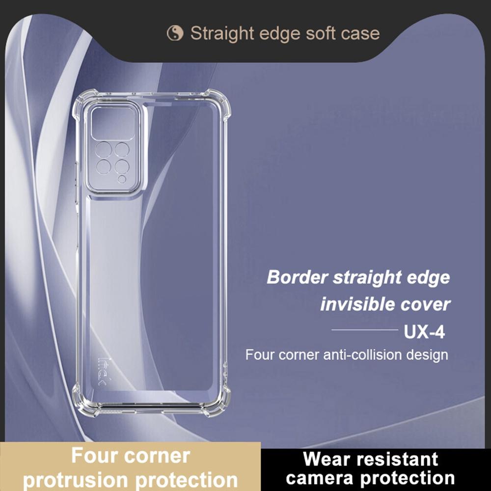IMAK UX-4 Series TPU Case for Xiaomi Redmi Note 11E Pro 5G/Note 11 Pro 5G (Qualcomm)/Note 11 Pro 4G (Mediatek)/Note 11 Pro+ 5G (India) Cover