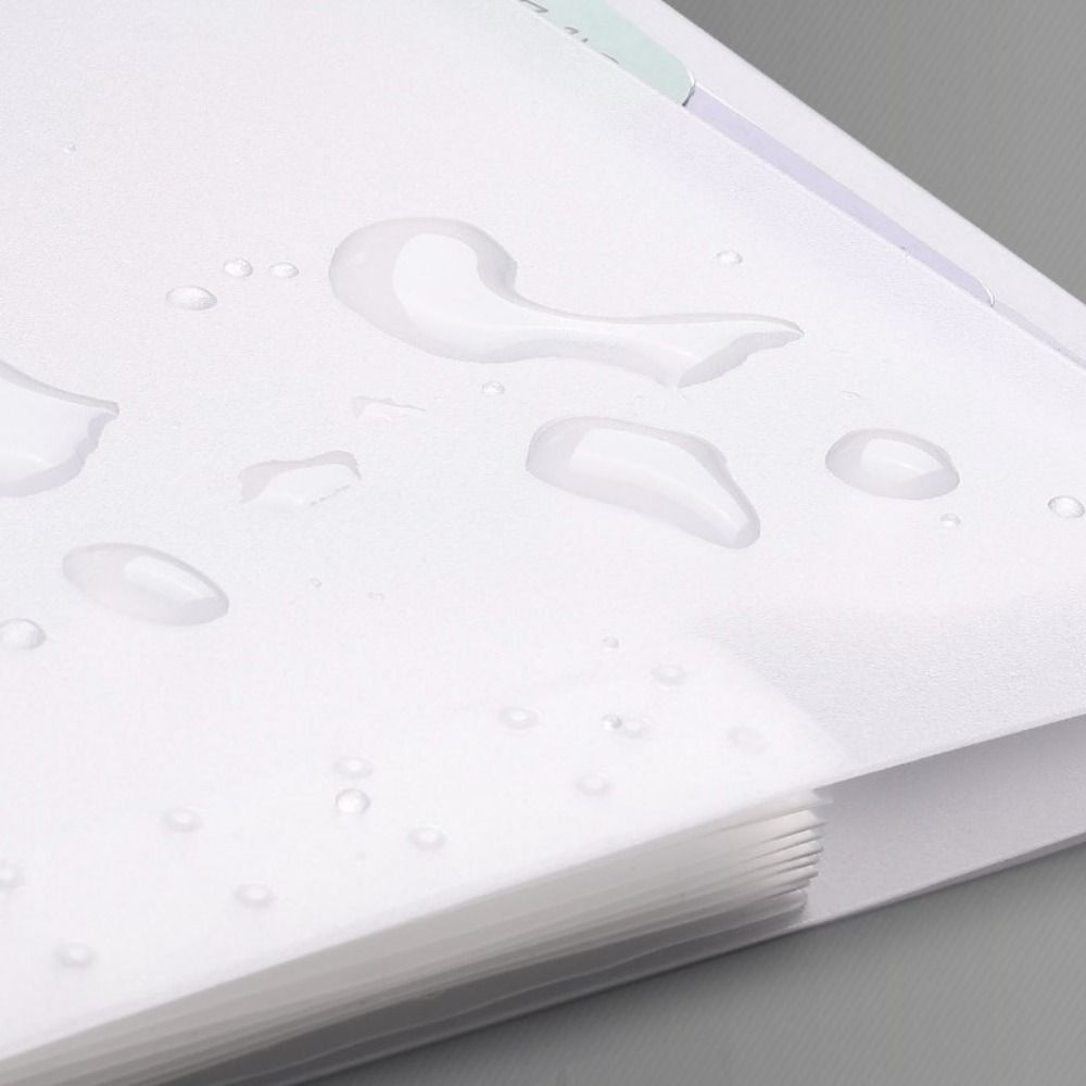 High-capacity A4 File Folder Translucent Document Organizer Simple Expanding Folder  Projects