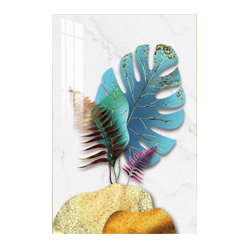 Culoarea plantelor abstracte, frunze, artă de perete, pictură pe pânză, cuadros, postere, poster nordic, imagini de perete pentru camera de zi, fără încadrare