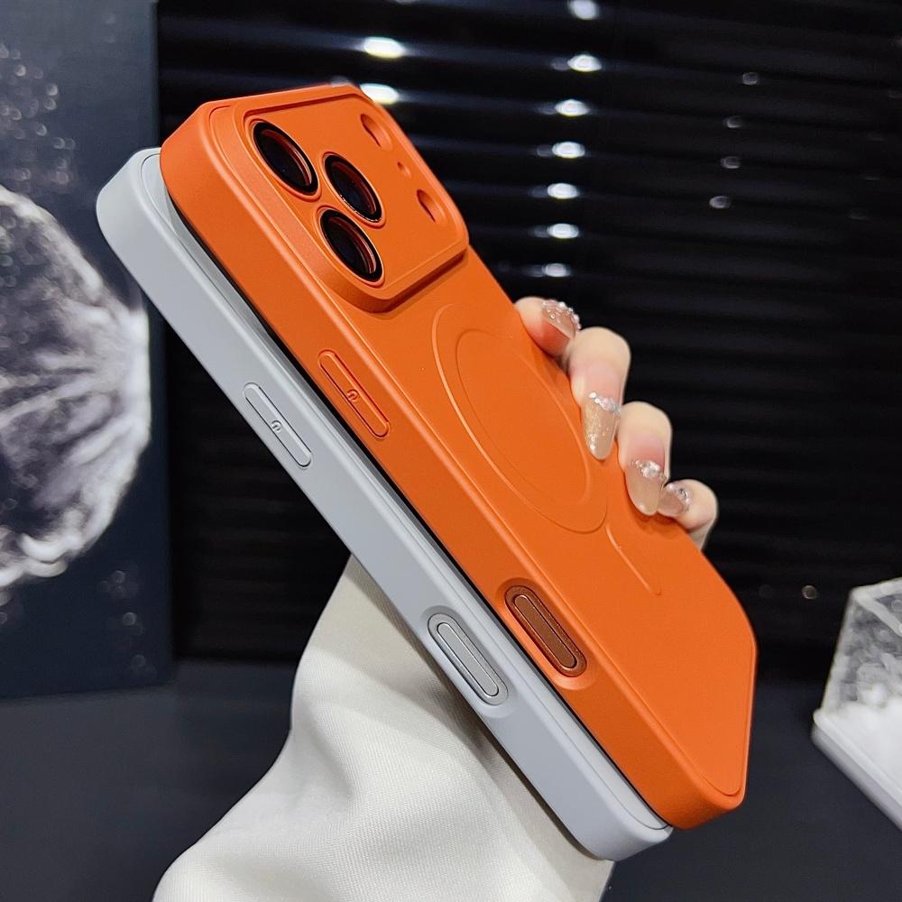 Full Camera Lens Protection Matte Soft Case For iPhone 17 16 15 14 Plus 13 12 11 Pro Max For Magsafe Magnetic Shockproof Cover