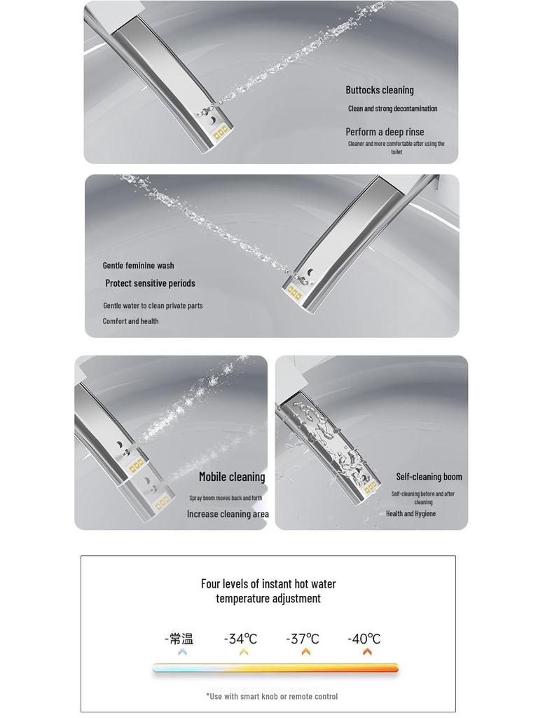 Smarter beheizbarer Toilettensitzbezug mit automatischer Hochklappfunktion und Schaumstoffabdeckung