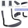 LED Neck Reading Light Book Lamp Dimmable Rechargeable Flexible Soft Lightweight Hands-Free LED Reading Lamp