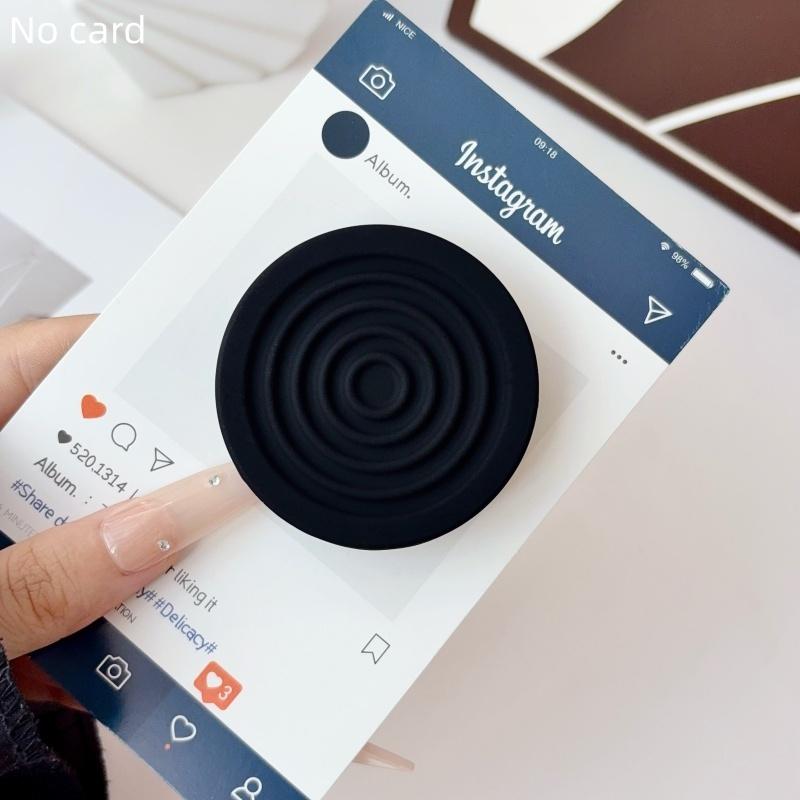 Macaroon Color Ripple Cute Magnetic Stands For iPhone 18 Samsung For MagSafe Expandable Phone Holder Foldable Ring Support