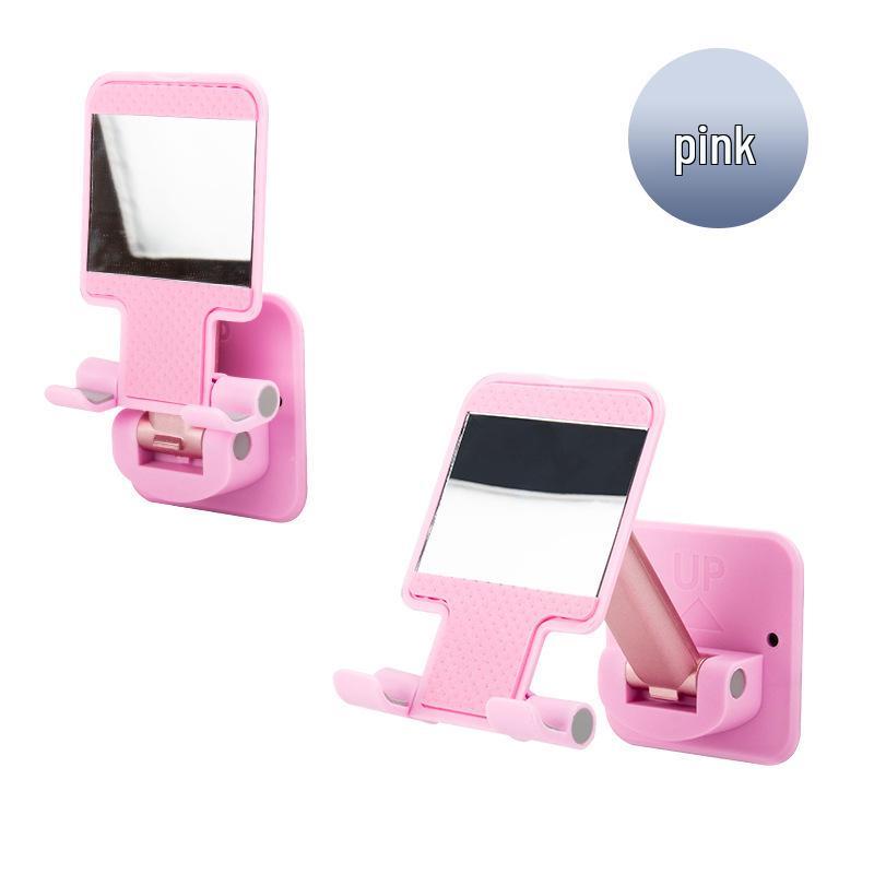 Wall-Mounted Foldable Phone & Tablet Stand for Kitchen/Bathroom