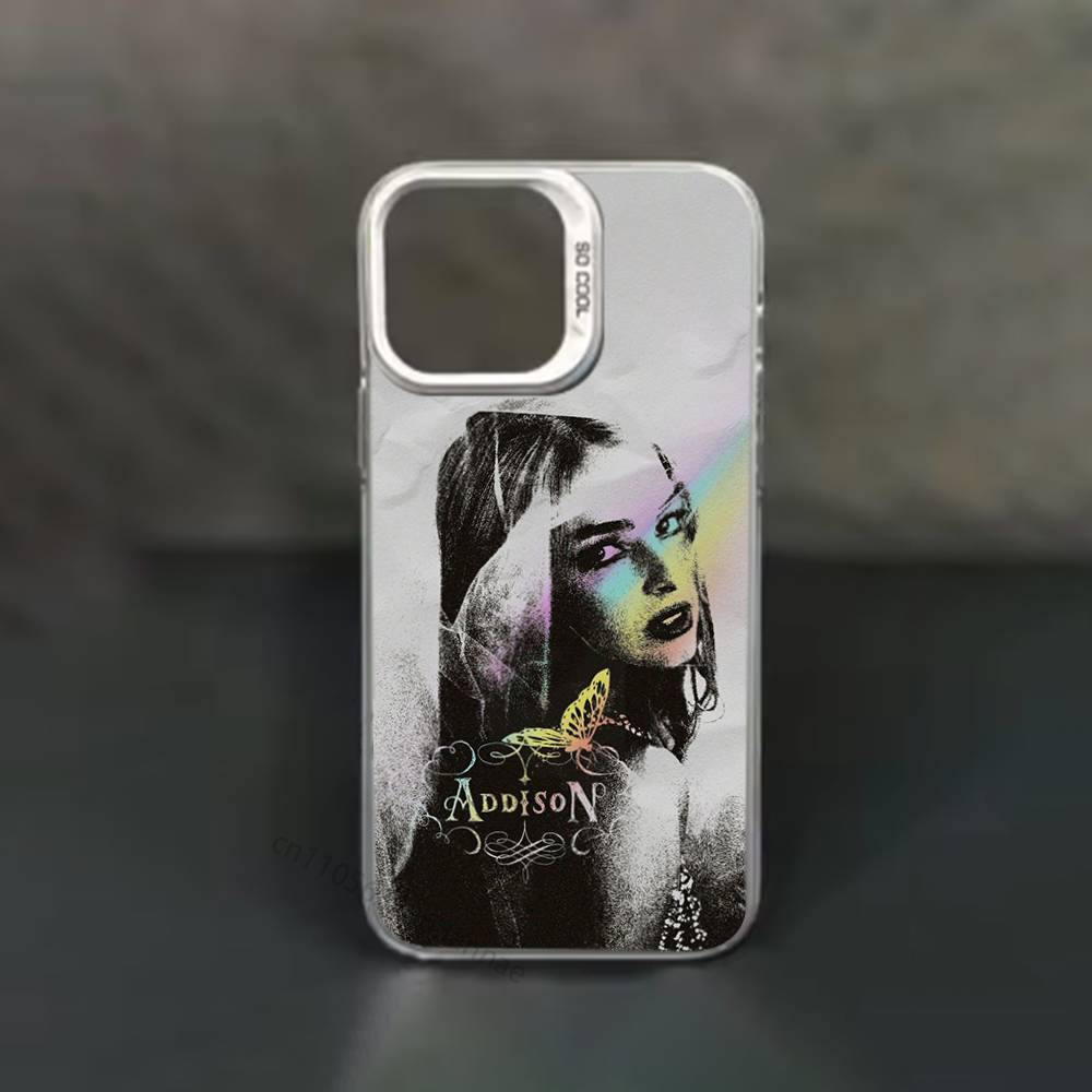 Addison Rae phone Case for iPhone 17 11 12 Pro Max Plus Mini Air SE 16e 14 15 16 13 Soft Shell