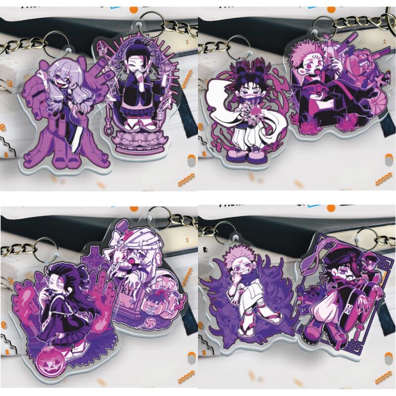 Acrylic Key Chain for Jjk Choso Ryomen Sukuna Mahito Fushiguro Megumi Diy Anime Character Peripheral Pendant Exquisite Gift