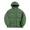 Men's Oversized Casual Down Jacket With Long Sleeves And Hood