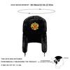 Plush Lei Feng Hat Double Headed Eagle Emblem Decoration Bomber Hats Outdoor Warm Pilot Cap Winter Caps