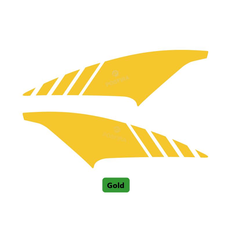 POSFIRA Motorcycle Front Fender Stickers Vinyl Decal for Honda CB650R CB 650R 650 R 2025 2024 -2026 Accessories