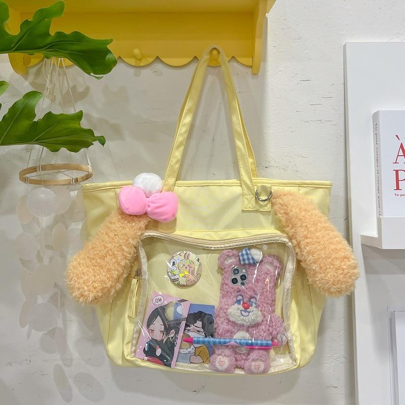 

Торт торт рюкзак сумка для поездок прозрачный слой сумка через плечо студенческая сумка новый большой вместимости школьный рюкзак мультяшный excluding cards and badges