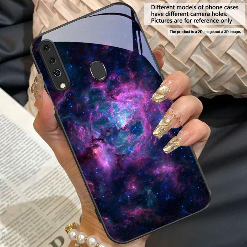 Space Nebula Wallpaper For Samsung Galaxy A50 A52 A52s A53 A54 A55 A56 A51 A80 A70 A71 A35 A34 A30 A26 A25 A22 Glass Phone Case