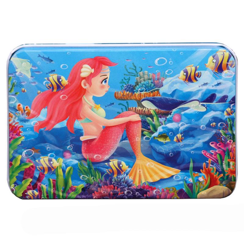 

60 Pieces Puzzles Montessori Games for Kids Educational Toys Children Cartoon Vehicle Marine Animal Jigsaw Puzzle