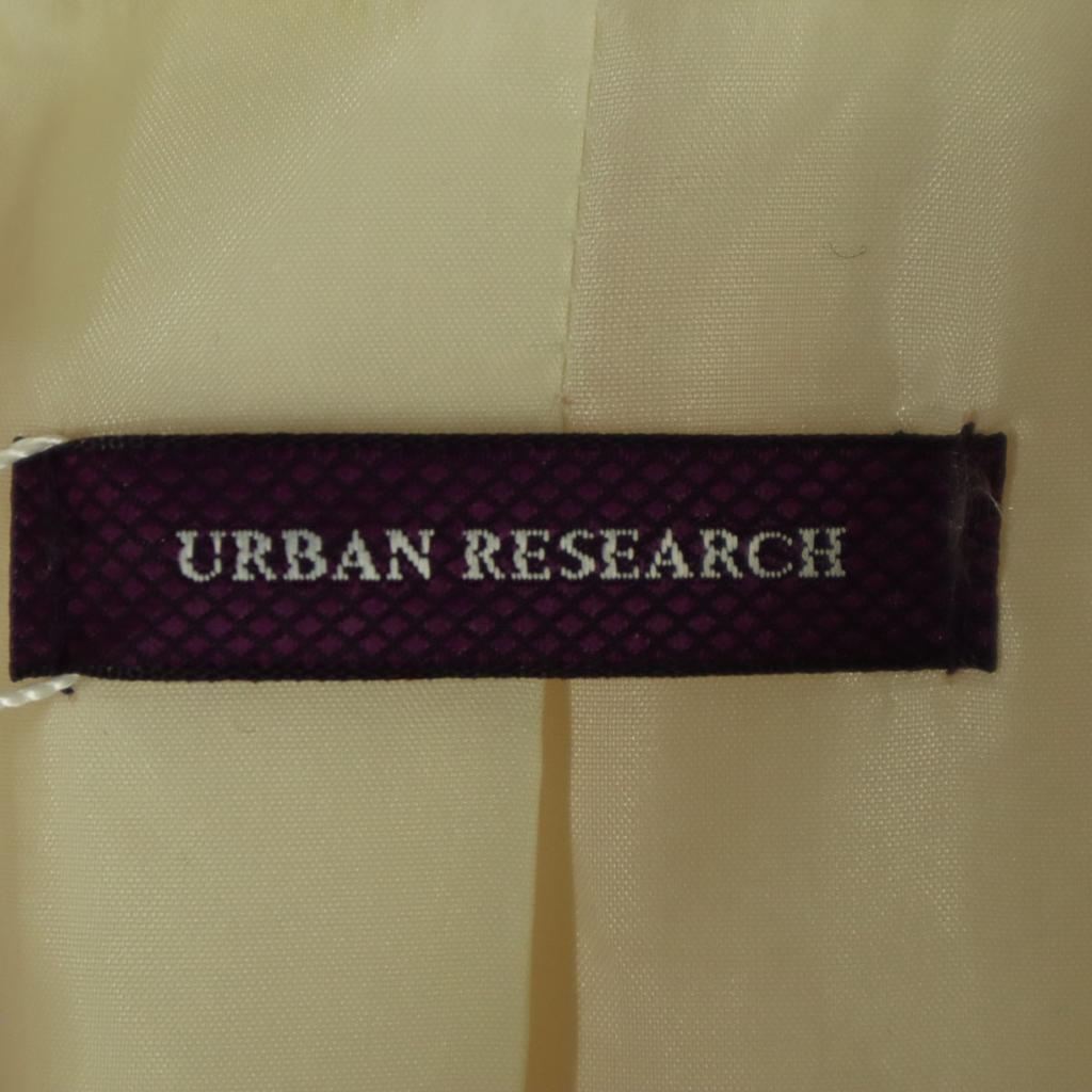 unused URBAN RESEARCH Long sleeve fake Fur coat F white Women Used