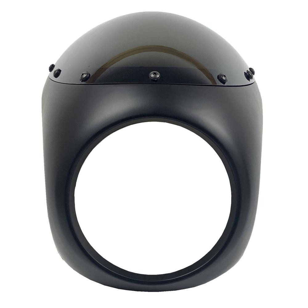 16-18cm Motorcycle Headlight Fairing Round Retro Cafe Motorbike Head Light Mask Front Cowl Fork Mount For Retro Cafe