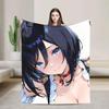 Eishin Flash Uma Musume Pretty Derby Waifu Festive Spotlight Beauty Warm Flannel Throw Blanket for Girls Plush Bedspread Cozy Bl