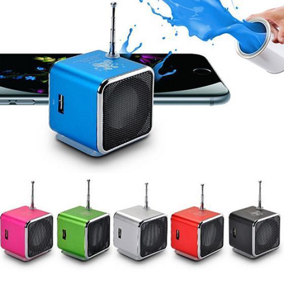 Fullbond Portable Line-on Mini USB LCD Screen MP3 Micro SD TF Card Support Sports Digital Lossless Music Player with Speaker for Walking Running Pink