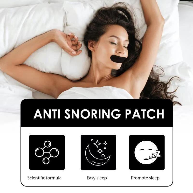 30/60Pcs Anti-Snoring Stickers For Children Adult Night Sleep Lip Nose Breathing Improving Patch Mouth Correction Sticker Tape