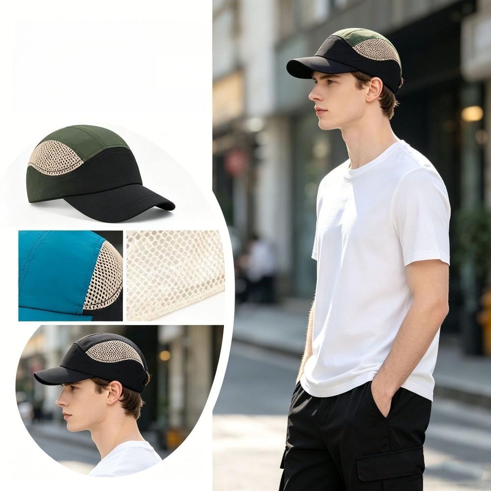 Japanese Retro Style Peaked Cap Quick-Dry Short Brim Cap Stylish Baseball Cap  Summer Season