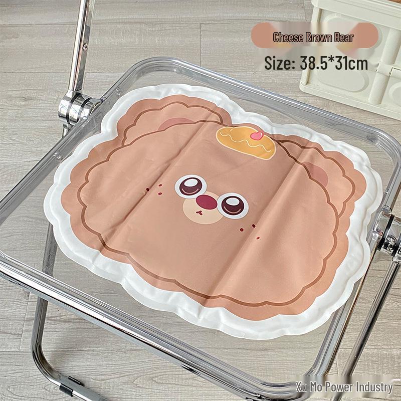 Breathable Ice Crystal Cooling Seat Cushion for Home, Office, Dorm, and Pets