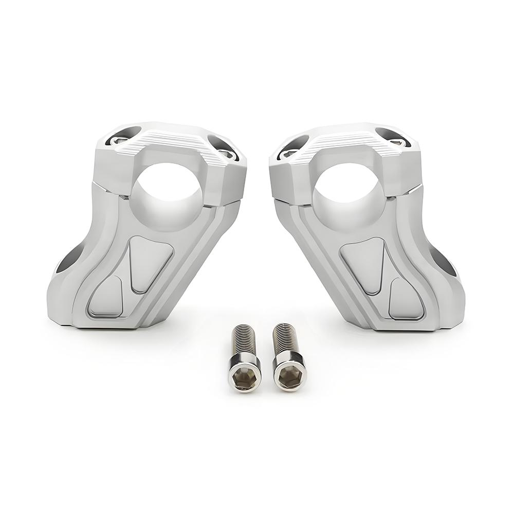 

NEW For BMW R NINE T RNINET R9T R 9 T Motorcycle Handlebar Riser Mount Extension Clamps 2014 2015 2016 2017 2018 2019 2020 срібний