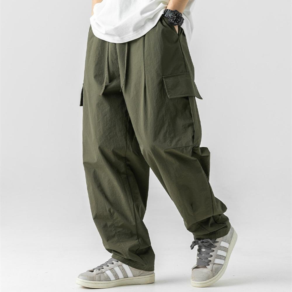 Водоотталкивающие функциональные функциональные брюки с текстурой микро морщин для мужчин — фото 13