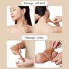 Deer Antler Comb Head Meridian Massage Comb Anti-static Wooden Wide Tooth Gua Sha Tool Scratcher Spa Promote Blood Circulation